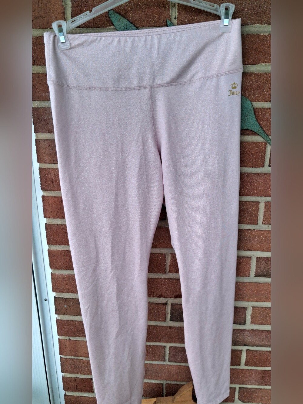 Juicy Couture Pink Shimmer Active Leggings